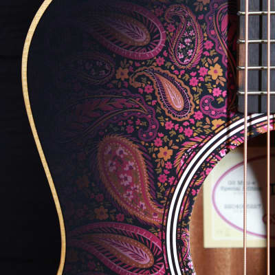 Taylor GS Mini-E Special Edition Cosmic Blush Paisley Acoustic-Electric Guitar (demo) image 7