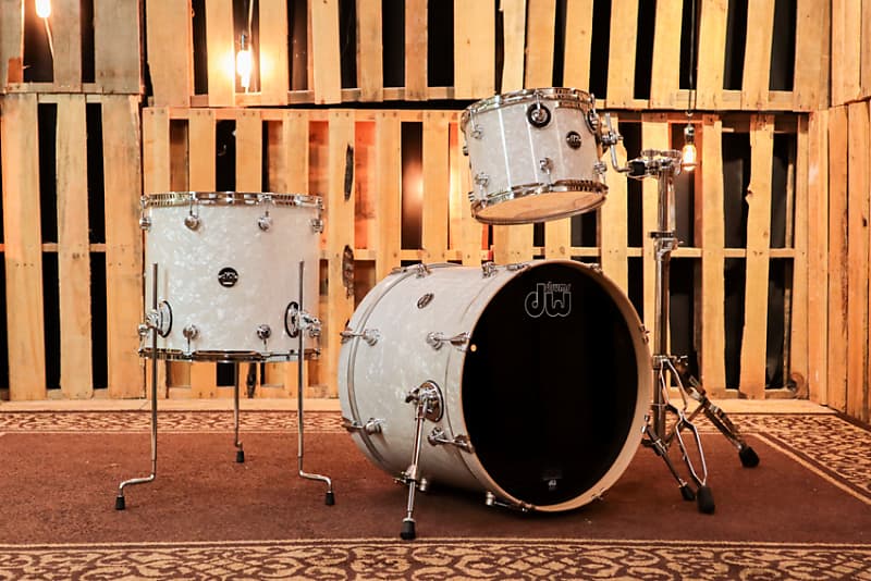 Dw Performance White Marine Pearl Drum Set 16x208x1214x16 Reverb 