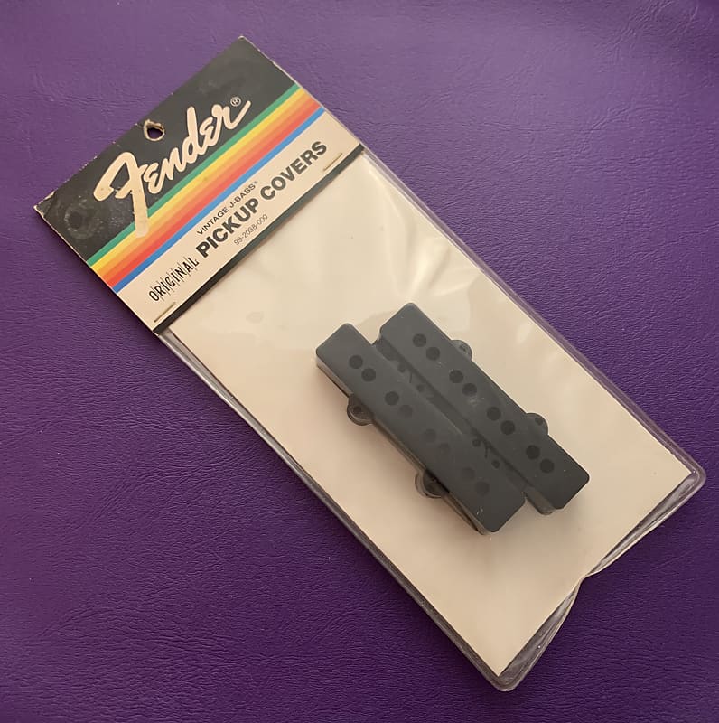 Vintage Fender Jazz Bass Pickup Covers New Old stock for Reverb