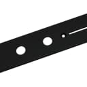 920D Custom Blank 3-Hole T Style Control Plate, Black
