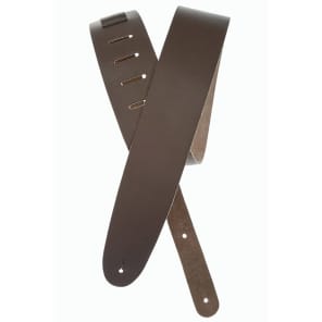 D'Addario Planet Waves 25BL00 2.5" Basic Classic Leather Guitar Strap image 2