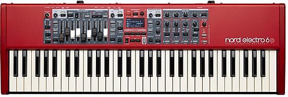Nord Electro 6D 61 Keyboard with 61 Key Semi Weighted Waterfall Keybed image 1