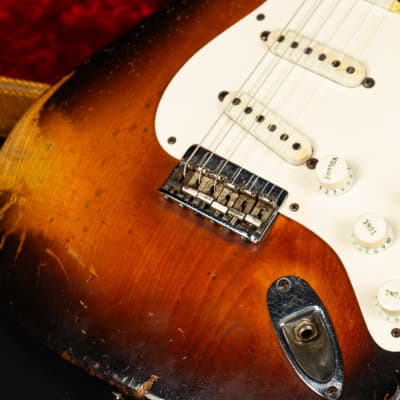 1954 Fender Stratocaster Hardtail Lester Williams - Sunburst image 6