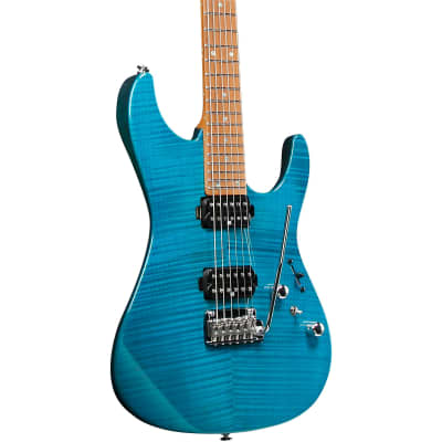 Ibanez Martin Miller Signature MM1 Electric Guitar - Transparent Aqua Blue image 4