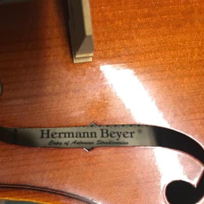 1997 Hermann Beyer E210/162 Viola, With Case and Bow (Used) image 11