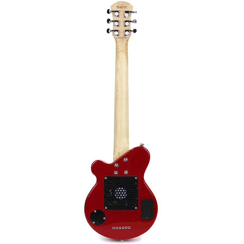 New Pignose PGG-200 Mini Electric Travel Guitar with Built-in Amp, Candy  Apply Red