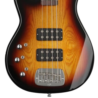 G&L Tribute L-2000 Left-handed Bass Guitar - 3-tone Sunburst image 1