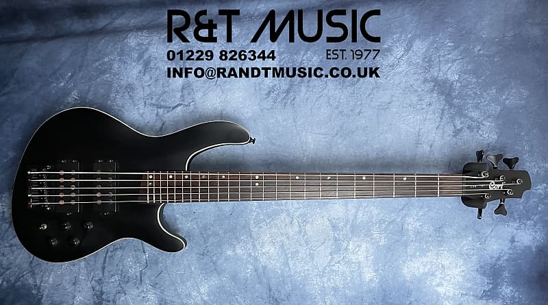 Cort C5H Artisan Series 5 String Active Bass Guitar in Satin | Reverb