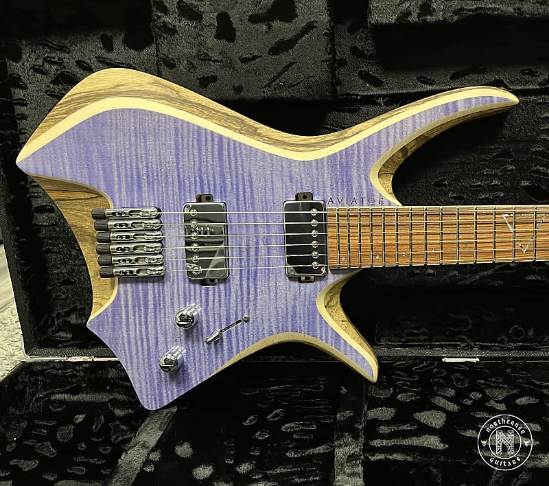 【超歓迎】 Aviator Nighthawk 6 2022 Flame Maple Lilac Purple | Reverb ギター