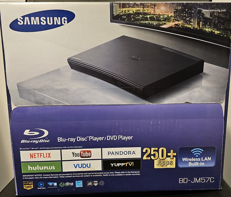 Samsung BDJM57C CD 💿 DVD BLURAY PLAYER IN ORIGINAL Reverb