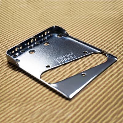 Glendale Top Loader Blackguard Telecaster Bridge Plate | Reverb