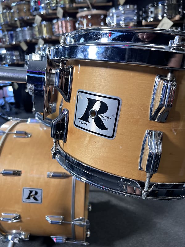Rogers XP8 12/13/16/22 Maple Drum Kit Set in Natural Gloss Reverb