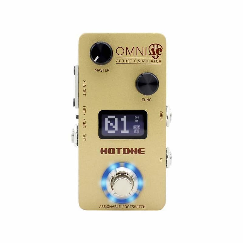 Hotone OMP-5 OMNI Acoustic Simulator Guitar Effects Pedal OMP5 image 1