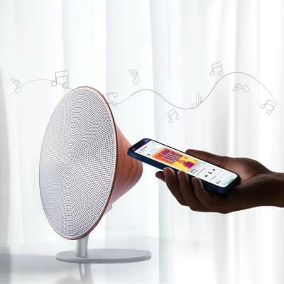 Retro Bluetooth Speaker - TWS Wood color image 6