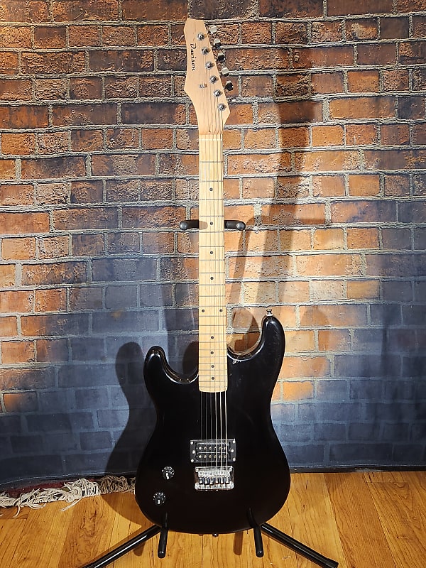 Davison S-Style Left-Handed Electric Guitar Black image 1
