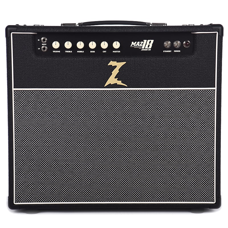 Dr. Z MAZ 18 Jr. MK.II NR 1x12 LT Combo Black w/Salt & Pepper Grill image 1