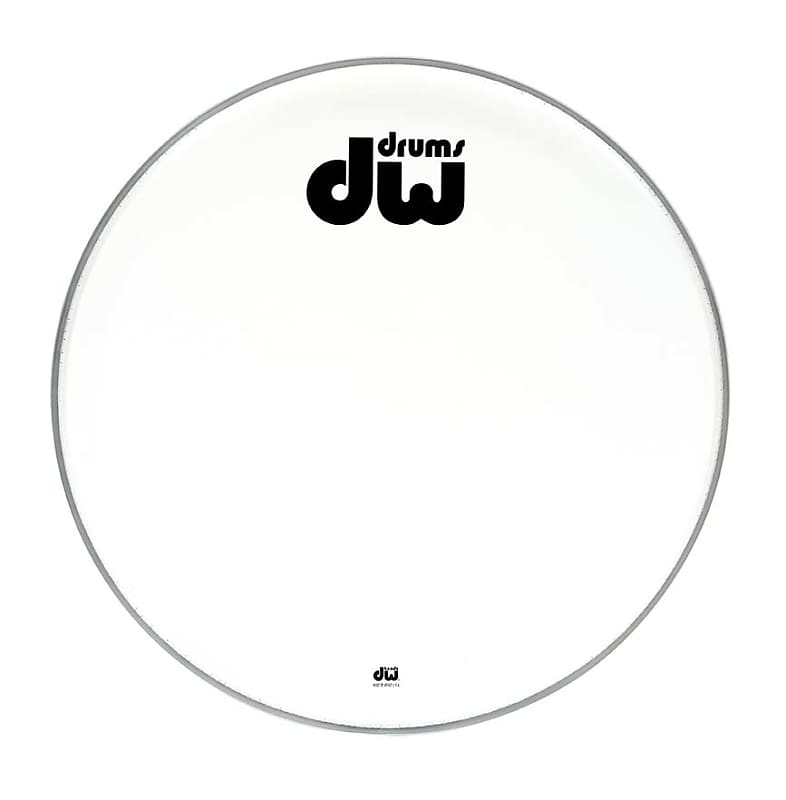 DW 20" Texture Coated Bass Drum Logo Head Reverb