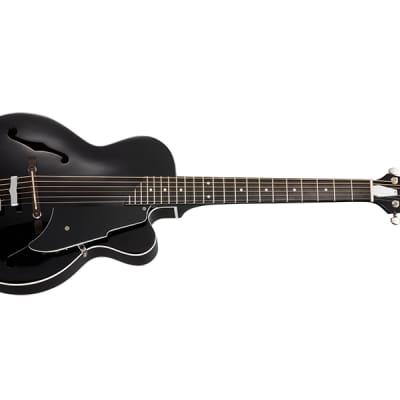 Vox VGA3PSTK Giulietta VGA-3PS (TK Trans Black) Archtop Acoustic/Electric Guitar for sale