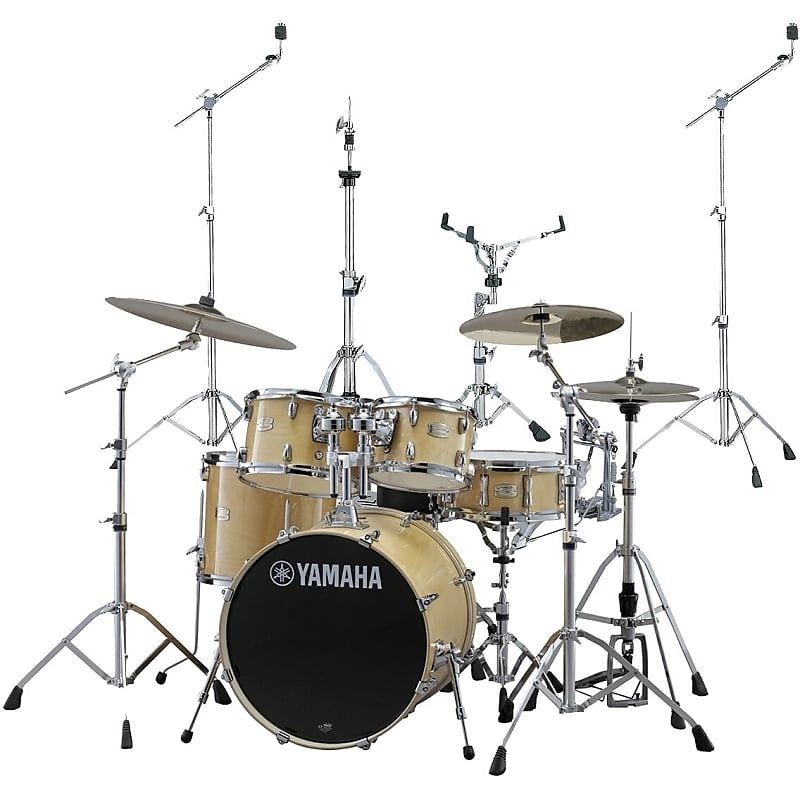 Yamaha SBP2F50 Stage Custom Drum Shell Kit, 5-Piece, Natural, | Reverb