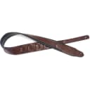 Stagg SPFL-40-BRW Adjustable Padded Leather Style Guitar Strap Brown
