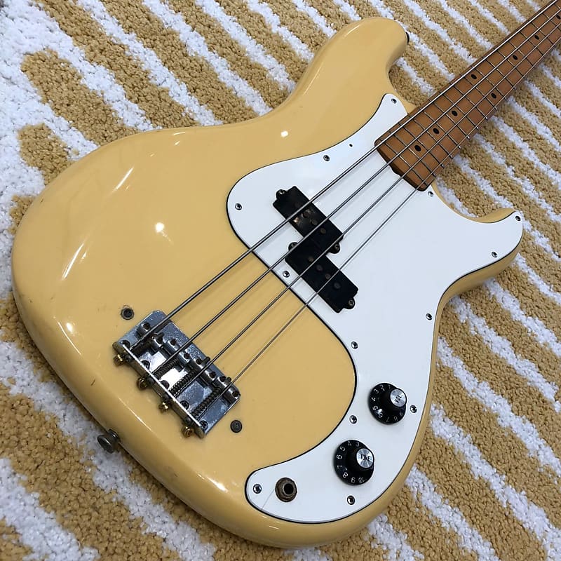 Fresher Personal Bass (Precision) 197x Yellow White | Reverb