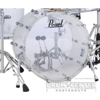 Pearl Crystal Beat Acrylic Bass Drum 24x14 Frosted image 1