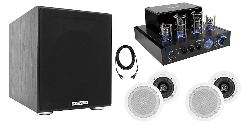 T Home Media Receiver 300 Ohne Internet Nutzen BluTube Tube Amplifier/Home Theater Receiver+4) 5.25" White | Reverb