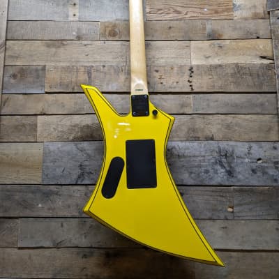 Jackson Kelly KE3M Yellow Pinstriped (limited 50 run) MIJ Japan Electric Guitar w/ Case image 3