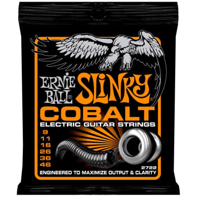 Ernie Ball 2722 Cobalt Hybird Slinky Electric Guitar Strings (9-46) image 1