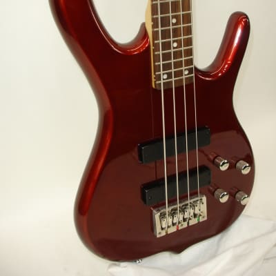 KSD Ken Smith Design Burner Standard 4 4-String Electric Bass - Metallic Red image 2