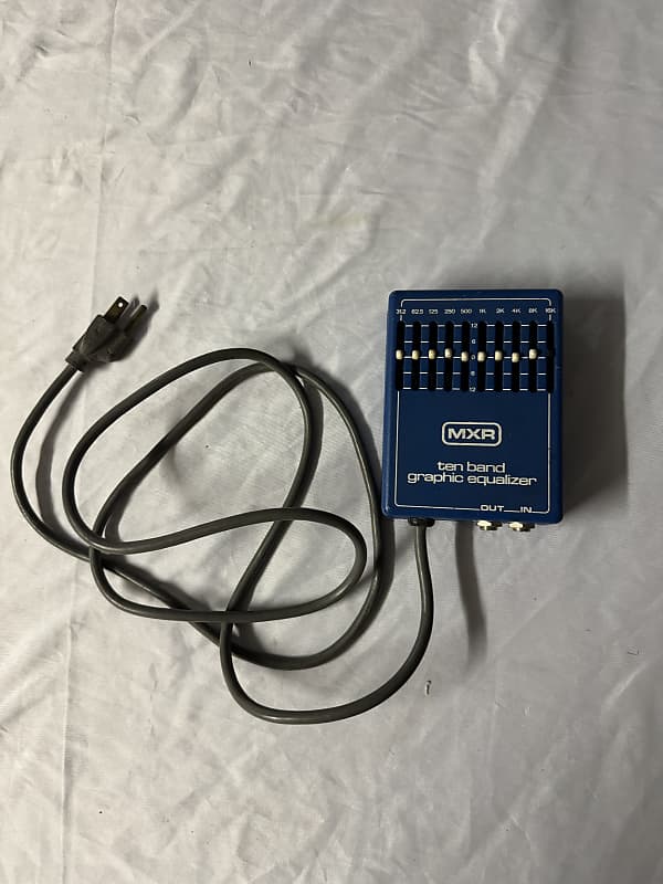 MXR MX-108 10 Band EQ Graphic Equalizer Vintage 1970s - Blue | Reverb