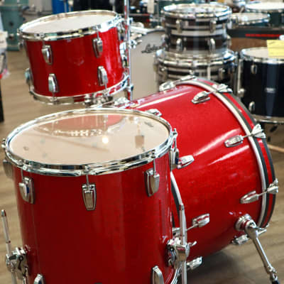 Ludwig Classic Maple Pro Beat 3-Piece Shell Pack 13/16/24 (Red Sparkle) image 8