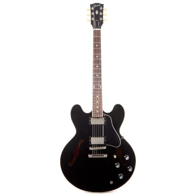 Gibson ES-335 Semi-Hollow Electric Guitar - Vintage Ebony image 2