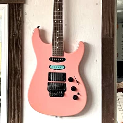 Fender HM Strat HSS Hot Pink Rosewood Fretboard 1989 - 1990 VIDEO for sale