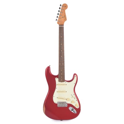 Fender Vintera Road Worn '60s Stratocaster Candy Apple Red w/Pure Vintage '59 Pickups (CME Exclusive) image 4