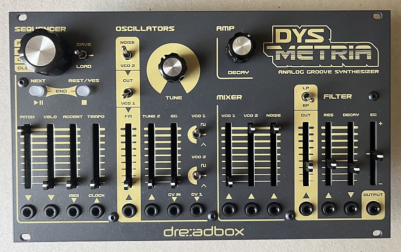 Dreadbox Dysmetria analog modular groove synthesizer image 1