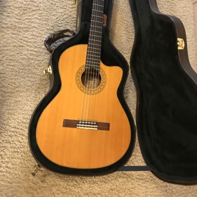 Alvarez Yairi CY128CE Classical Acoustic-Electric Guitar in mint condition with original hard case for sale