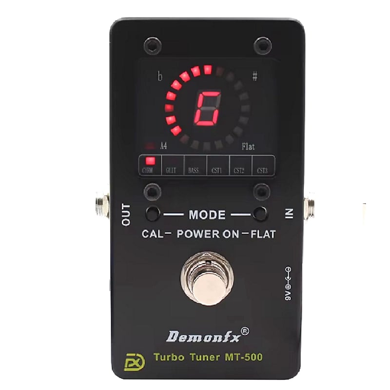 Demonfx Turbo Tuner MT-500 Strobe Tuner Guitar Bass High precision & accuracy image 1