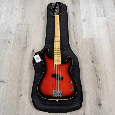 Fender Aerodyne Special Precision Bass, Maple Fretboard, Hot Rod Burst image 10