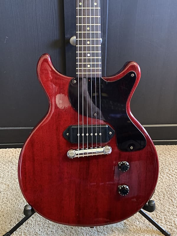 1989 Orville by Gibson Les Paul Junior Jr DC Double Cut Cherry