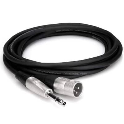 Hosa HSX-015 Pro Cable 1/4 inch TRS - XLR3M - 15-ft. image 2