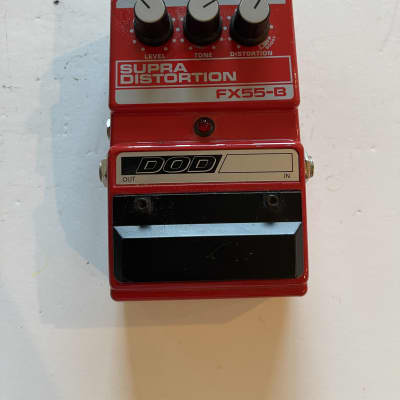 DOD Supra Distortion FX55-B Red 1990s | Reverb