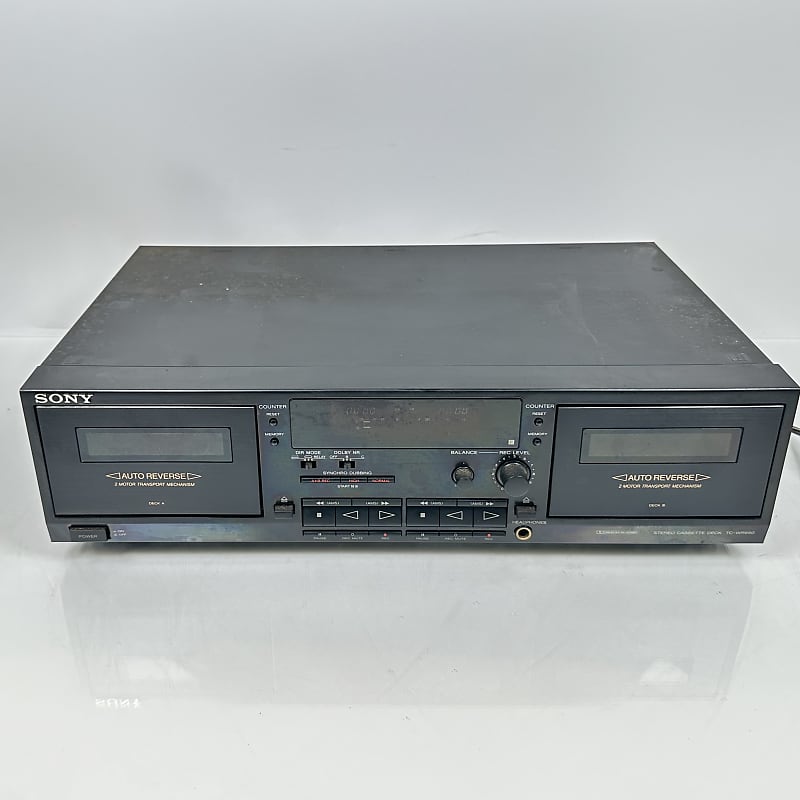 Sony TC-WR690 Dual Stereo Cassette Deck  			