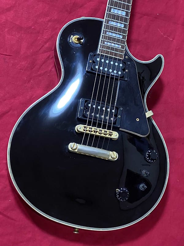 Burny RLC-55S Black 2002 Built in Sustainer Electric Guitar