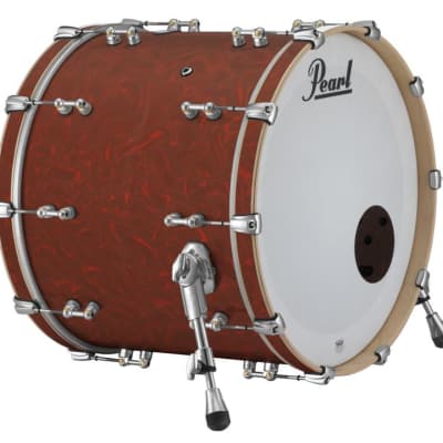 Pearl Music City Custom Reference Pure 18"x16" Bass Drum SHADOW GREY SATIN MOIRE RFP1816BX/C724 image 5