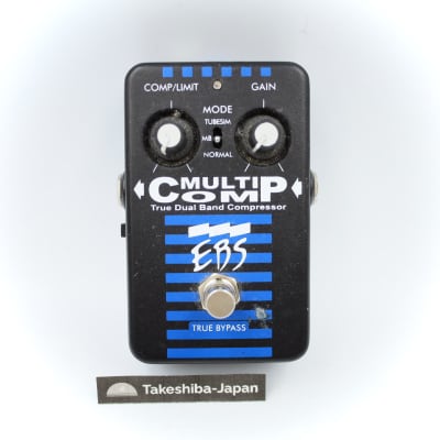 EBS MultiComp True Dual Band Compressor Guitar Effects Pedal 201019946 for sale