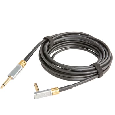 RockBoard Premium Flat Lead Cable 20 Foot / 600CM Straight to Right Angle for sale