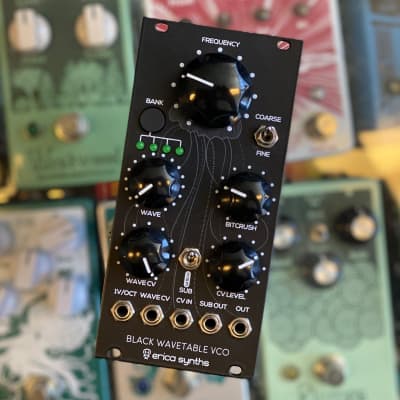 Erica Synths Black Wavetable VCO - Eurorack Module on ModularGrid