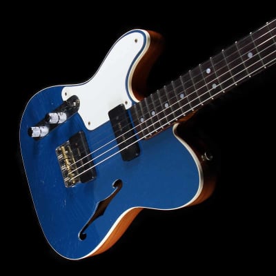 Fender Custom Shop LTD P90 Thinline Telecaster Lake Placid Blue  lefty lefthanded LH image 6