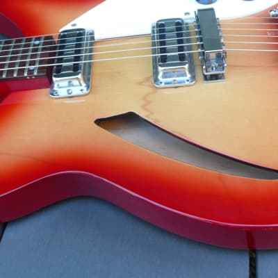 【すきやき様】『Session Rocker』Rickenbackerコピー Session Rocker Ric 330 Copy Fireglow Guitar MIJ | Reverb